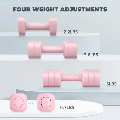 3-In-1 Adjustable Home Gym Dumbbell Set