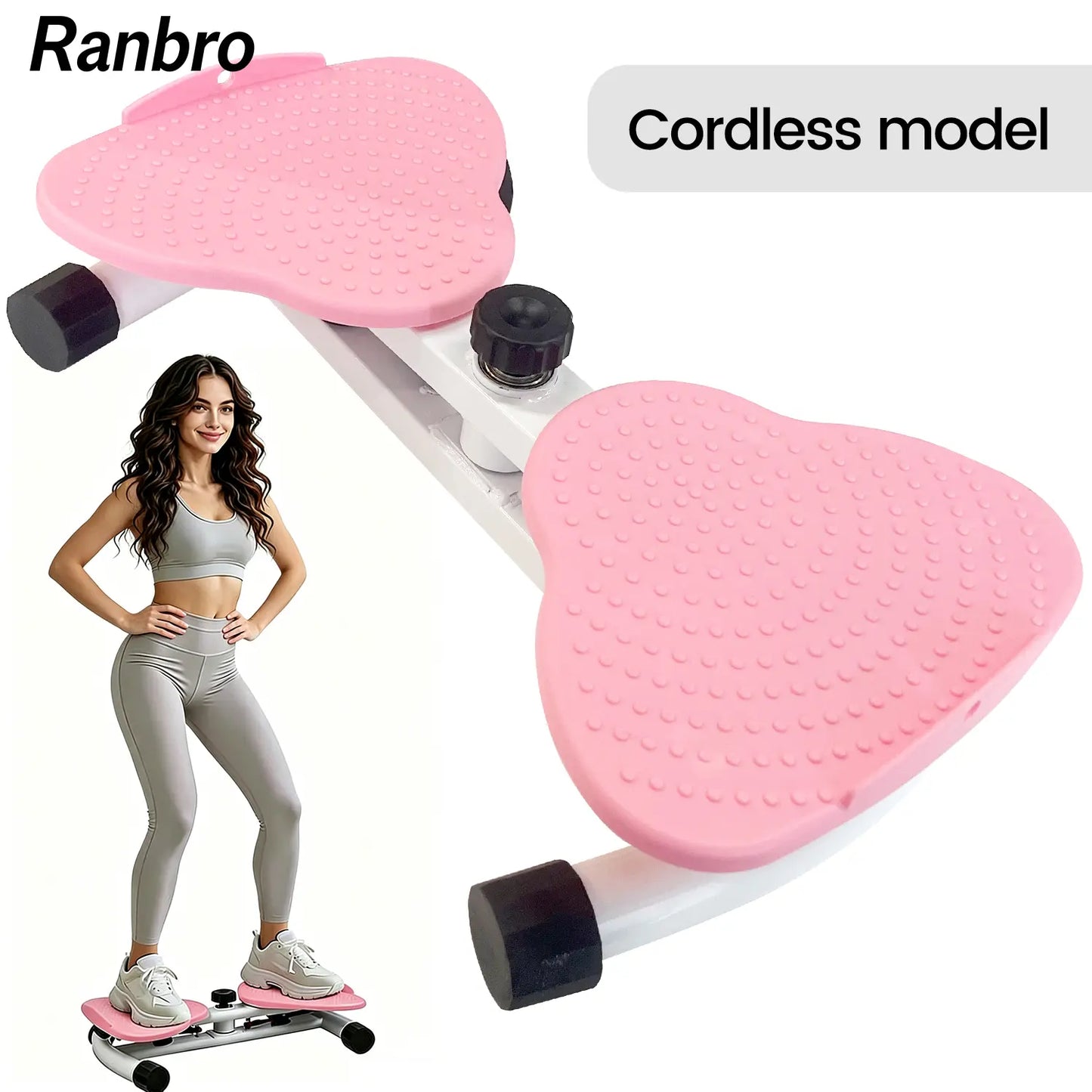 Ranbro Waist Twist Machine with Resistance Bands