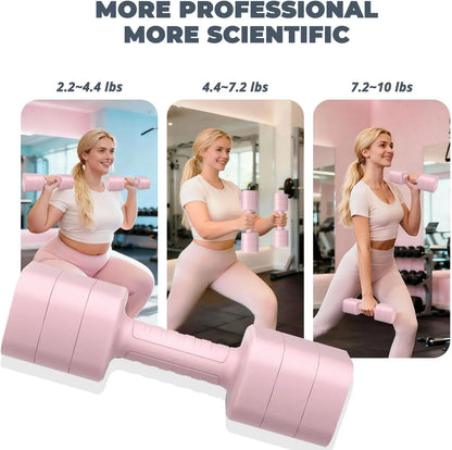 3-In-1 Adjustable Home Gym Dumbbell Set
