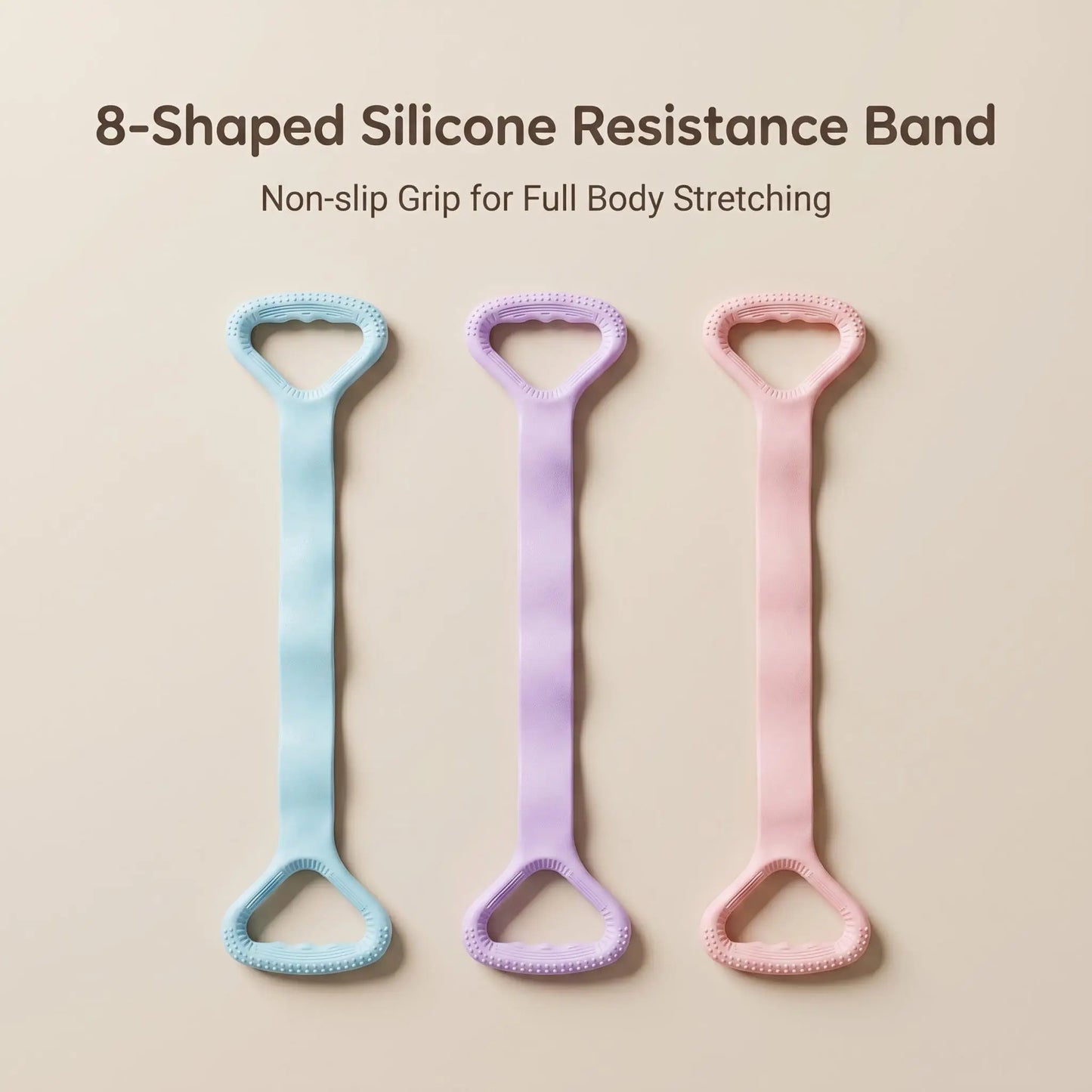 8-Shape Silicone Hand-Pulling Resistance Band