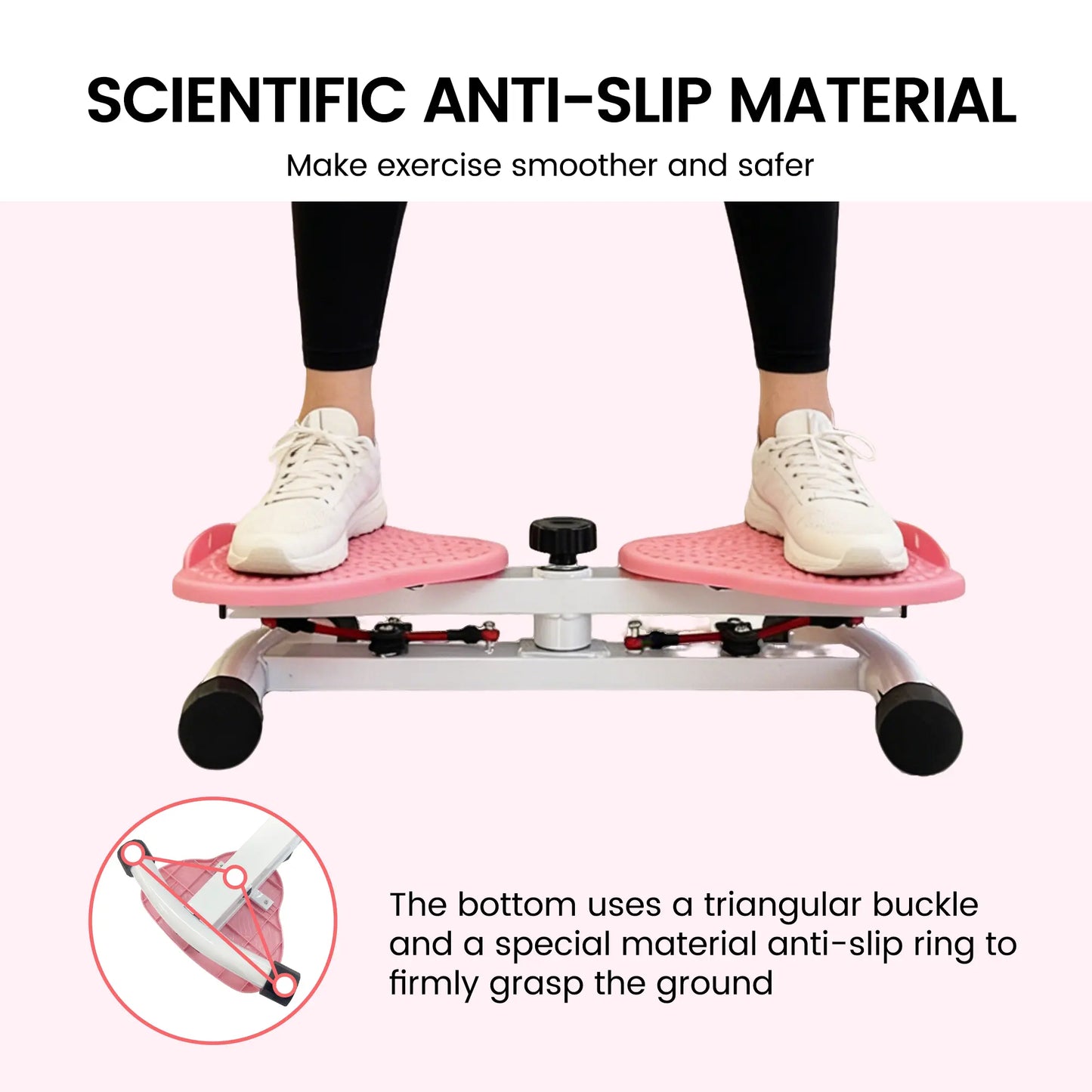 Ranbro Waist Twist Machine with Resistance Bands