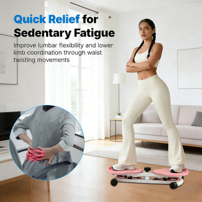 Ranbro Waist Twist Machine with Resistance Bands