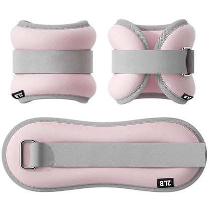 Adjustable Weighted Ankle Straps (1/2/3/5 Lbs)