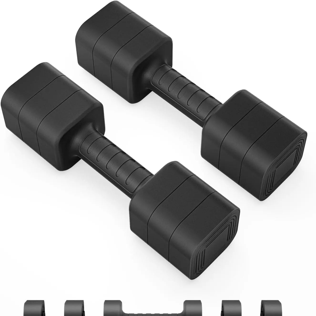 3-In-1 Adjustable Home Gym Dumbbell Set