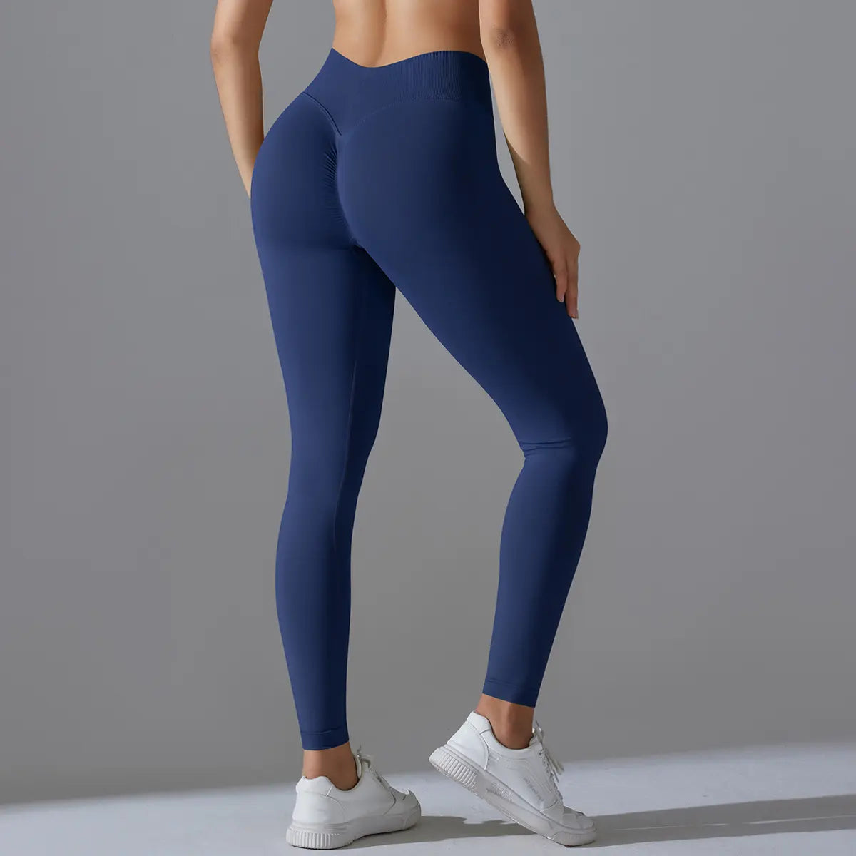 UPGROTH Women'S Fitness Seamless Knitted Sports Pants - High Waist Leggings, Quick-Dry, Breathable V-Waist Gym Workout Sportswear, Activewear for Yoga, Fitness, Activewear Fitness, Breathable Activewear Bottoms