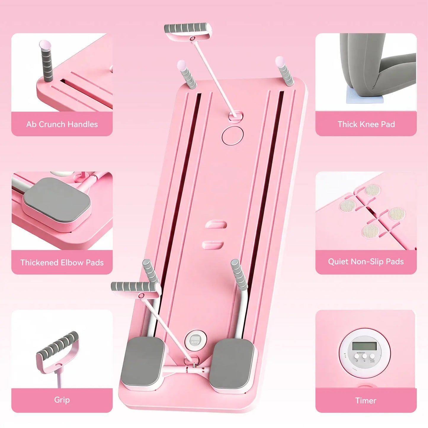 Vigorbrawn Foldable Abdominal Exercise Machine 