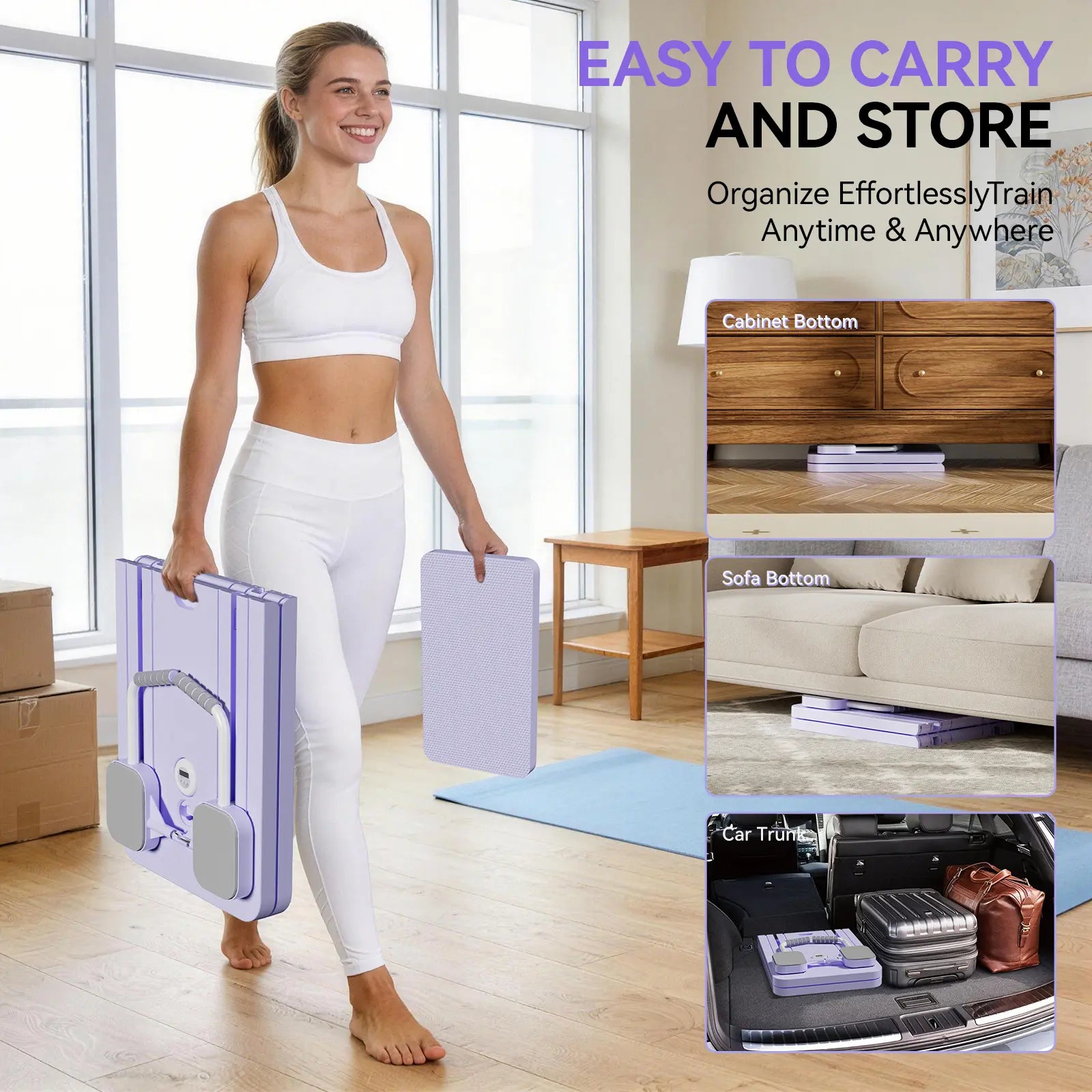 Vigorbrawn Foldable Abdominal Exercise Machine 