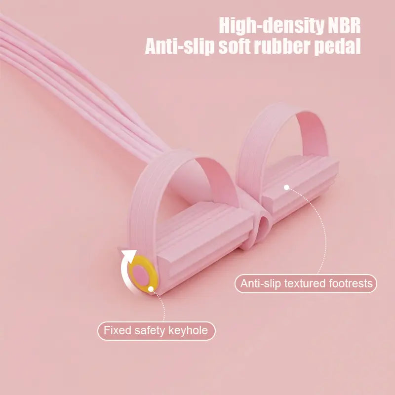 6-Tube Elastic Pedal Puller