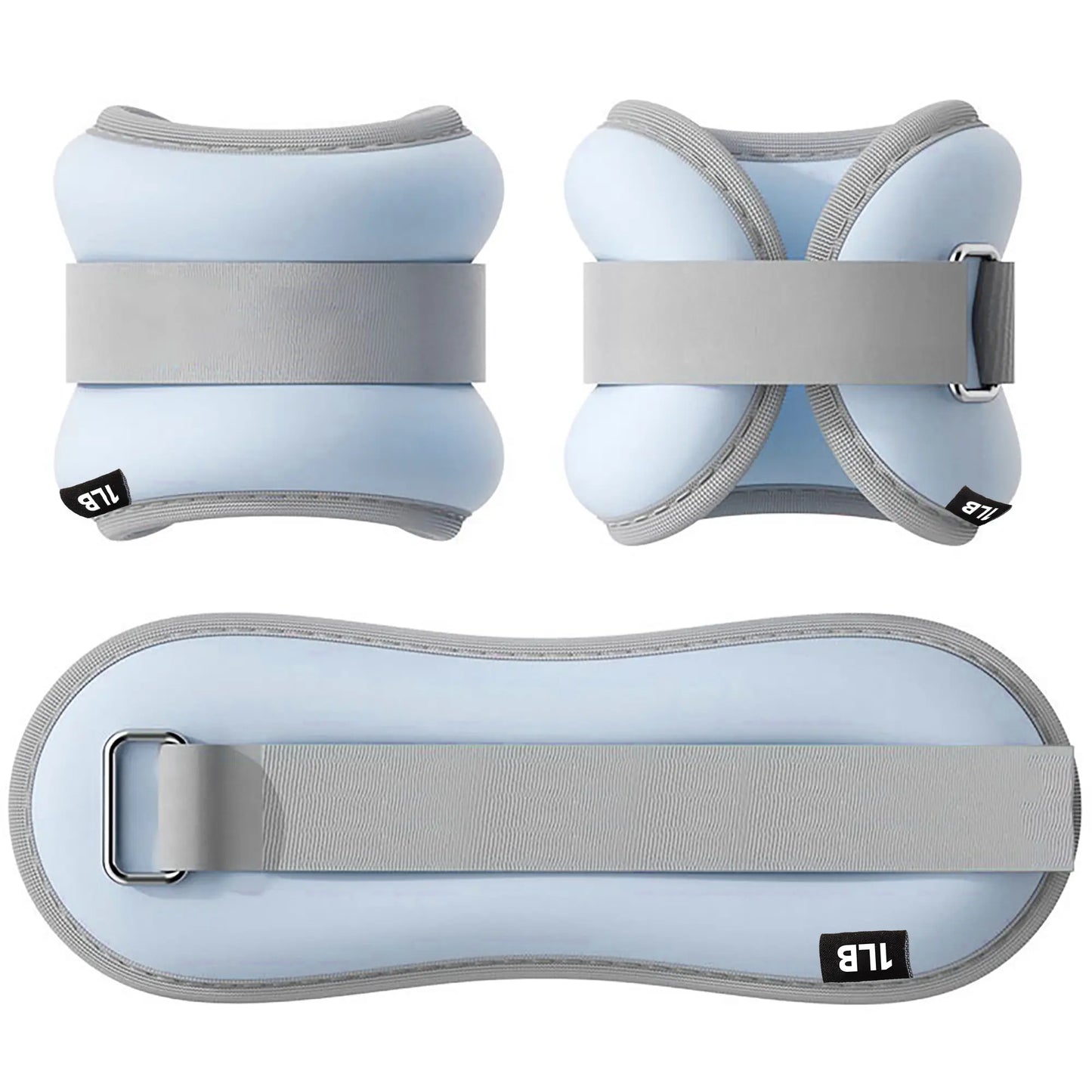 Adjustable Weighted Ankle Straps (1/2/3/5 Lbs)